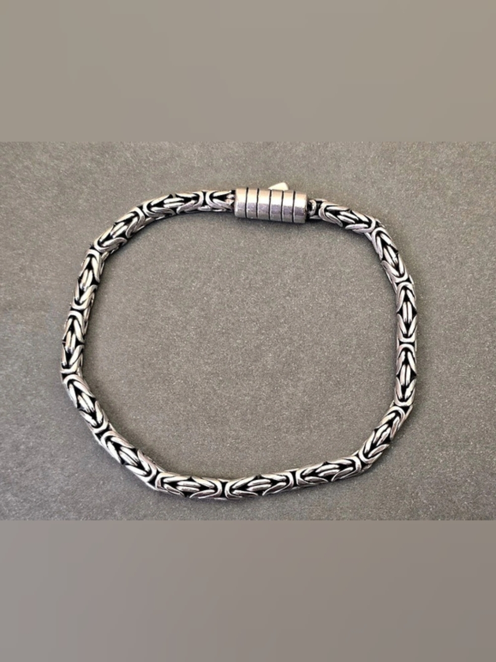 Byzantine / Borobudur bracelet Sterling Silver